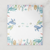 Im Niedlichen Ozean unter der Platzkarte (Außenseite Aufgefaltet)