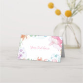 Im Niedlichen Ozean unter Wasser - Essenzeit Platzkarte (Vorderseite)