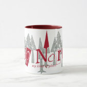 Im Norden mit Baumhintergrund Tasse (Zentrum)