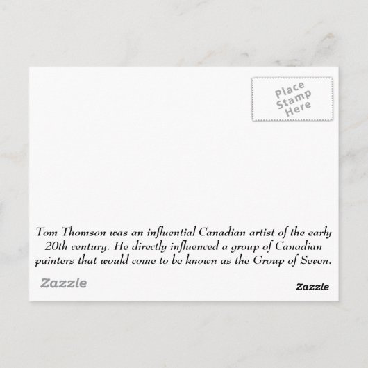 Im Norden Postkarte (Rückseite)