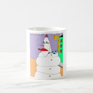 Im Norden Schneemann Kaffeetasse
