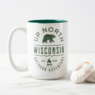 Im Norden Wisconsins Zweifarbige Tasse