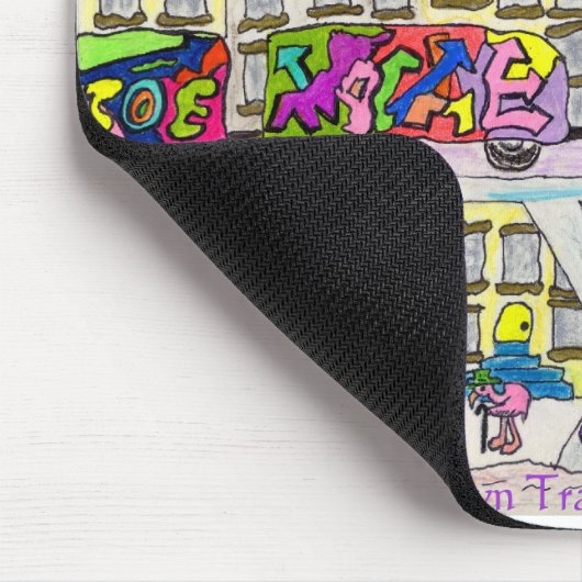 "Im Norden Zug " Mousepad (Ecke)