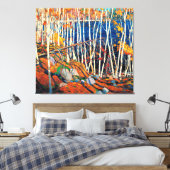 Im Northland, Kunst von Tom Thomson, Leinwanddruck (Insitu (Schlafzimmer))