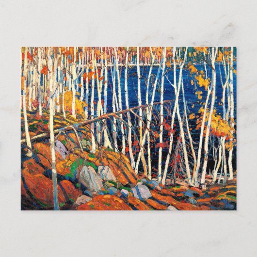 Im Northland, Kunst von Tom Thomson, Postkarte (Vorderseite)