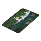Im norwegischen Boot bei Giverny Claude Monet Magnet (Linke Seite)