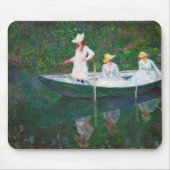 Im norwegischen Boot bei Giverny Claude Monet Mousepad (Vorne)