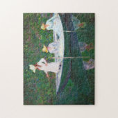 Im norwegischen Boot bei Giverny Claude Monet Puzzle (Vertikal)