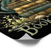 I'm Not A Bookworm I'm A Book Dragon Poster (Ecke)