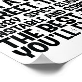 I'm Not A Snack I'm A Full Street Taco Funny Quote Poster (Ecke)