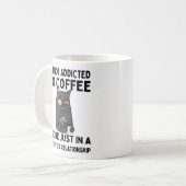 I'm not addicted to coffee kaffeetasse (Vorderseite Links)