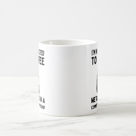 I'm not addicted to coffee kaffeetasse (Mittel)