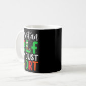 I'm Not An Elf I'm Just Short Family Elf Squad Chr Kaffeetasse (Vorderseite Links)