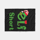 .i'm Not An Elf Im Just Short,funny Christmas 2025 Fleecedecke (Vorderseite (Horizontal))