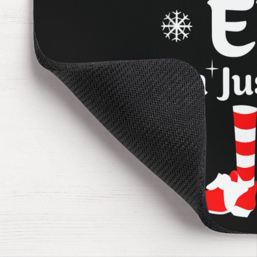 Im Not An Elf I'm Just Short Funny Christmas Famil Mousepad (Ecke)
