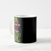 I'm Not An Elf I'm Just Short Merry Christmas Elf Kaffeetasse (Vorderseite Links)
