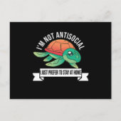 I'm Not Antisocial I Just Prefer To Stay At Home Postkarte (Vorderseite)