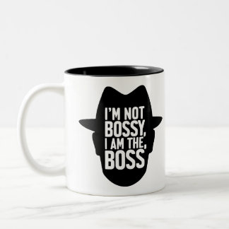 I'm Not Bossy, I Am The Boss Zweifarbige Tasse