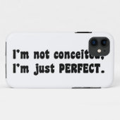 I'm Not Conceited, i'm Just Perfect Case-Mate iPhone Hülle (Rückseite (Horizontal))