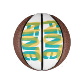 I'm (Not) Fine - Sarcastic Humor T Shirt Mini Basketball (Vertikal)