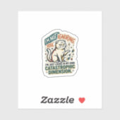 I'm Not Ignoring You Funny Cat Sticker | Sarcastic (Blatt)