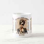 I'm not Just a Mom I'm a Diva Mother's Day Kaffeetasse (Mittel)