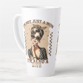 I'm not Just a Mom I'm a Diva Mother's Day Milchtasse (Linke Ecke)