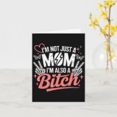 I'm not just a mom i'm also a funny mother's day  karte (Gelbe Blume)