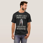 Im Not Lazy Irish Wolfhound 01 T-Shirt (Vorne ganz)
