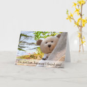 I'M NOT LOST... BECAUSE I FOUND YOU! KARTE (Gelbe Blume)