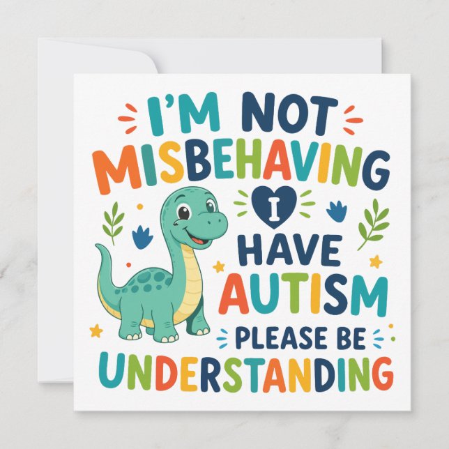 I'm not misbehaving, I have autism (Vorderseite)
