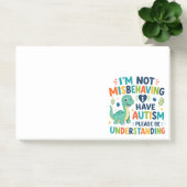 I'm not misbehaving, I have autism Post-it Klebezettel (Büro)