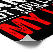 I'm Not Santa But You Can Sit On My Lap, Funny San Poster (Ecke)