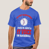 Im Not Screaming Coaching Sports Coach Baseball fu T-Shirt (Vorderseite)