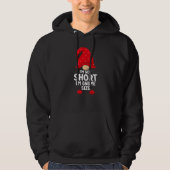 I'm Not Short Gnomes Christmas Family Matching App Hoodie (Vorderseite)