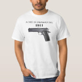 IM NOTFALL ANRUF 1911 T-Shirt (Vorderseite)