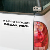 Im Notfall - Bruch-Wind INSELBEWOHNER-SCHRIFTART Autoaufkleber (Auf Lkw)