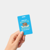 Im Notfall immer ein Buch mit Ihnen Behalten Ausweis (Handheld)