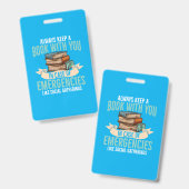 Im Notfall immer ein Buch mit Ihnen Behalten Ausweis (Vorder- & Rückseite)