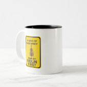 Im Notfall meine Violine zuerst Gerettet Zweifarbige Tasse (Vorderseite Links)