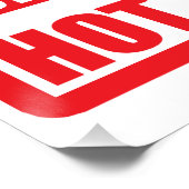 Im Notfall sollte man heißes Sauce mitbringen, Chi Poster (Ecke)