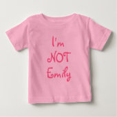 I'm NOTHere Baby T-shirt (Vorderseite)