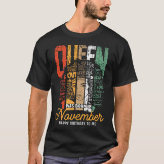 Im November sind Queens für Frauen in Afrika Gebor T-Shirt