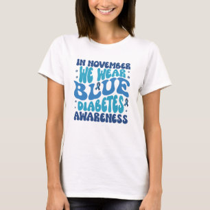 Im November tragen wir blau im Rahmen der Diabetes T-Shirt