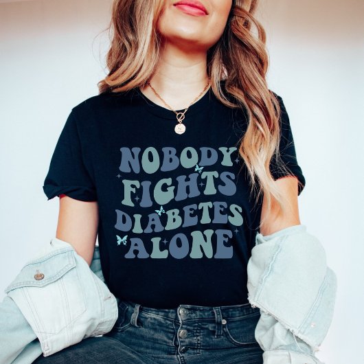 Im November tragen wir Blau T-Shirt