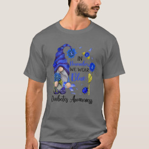 Im November tragen wir blaue Gnome Diabetes-Bewuss T-Shirt