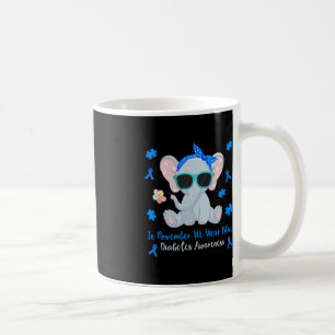 Im November tragen wir blaue Kinder T Kaffeetasse