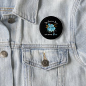Im November tragen wir blaue Pumpkins fallen Diabe Button (Beispiel)