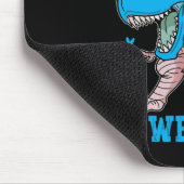 Im November tragen wir blauen Diabetes Trex Dino K Mousepad (Ecke)
