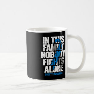 Im November tragen wir blauen T1D T2D Diabetes. Kaffeetasse